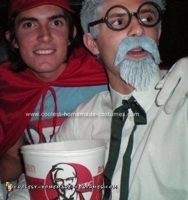 Homemade KFC Costume