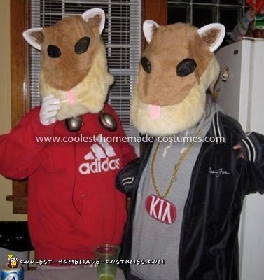 Homemade KIA Soul Hamsters Costume