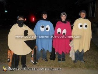 Coolest Kid's Pac Man and Ghost Costumes