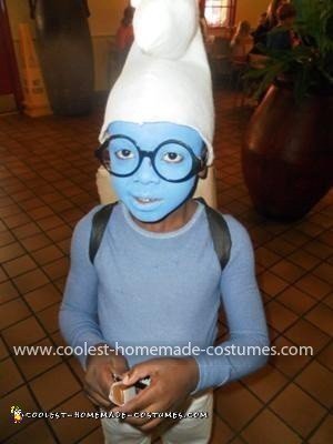 Homemade Kids Smurf Costumes