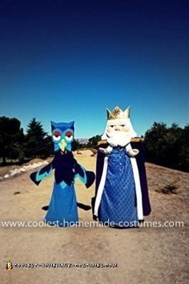 Homemade King Friday and X the Owl (from Mr. Rogers') Couple Costume