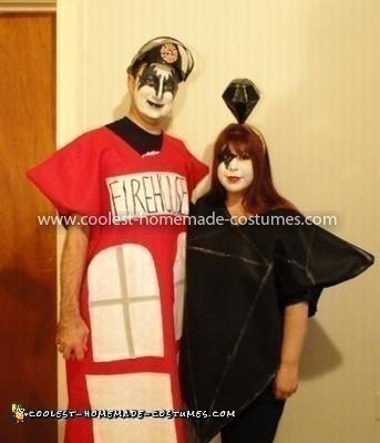 Homemade KISS Songs Couple Costume