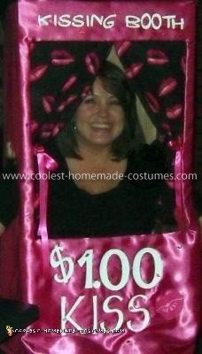 Homemade Kissing Booth Costume