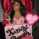 Homemade Kissing Booth Woman's Costume