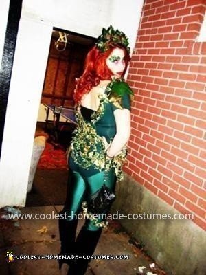 Homemade Last-Minute Poison Ivy Costume