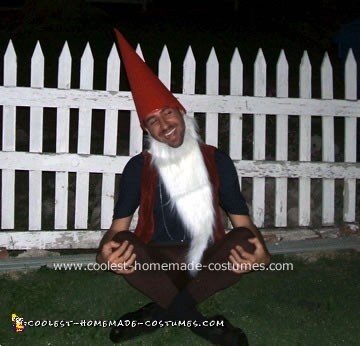 Homemade Lawn Gnome Costume