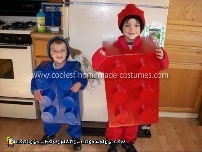 Homemade Lego Boys Halloween Costume