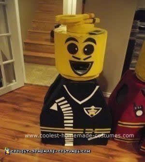 Homemade Lego Couple DIY Costume