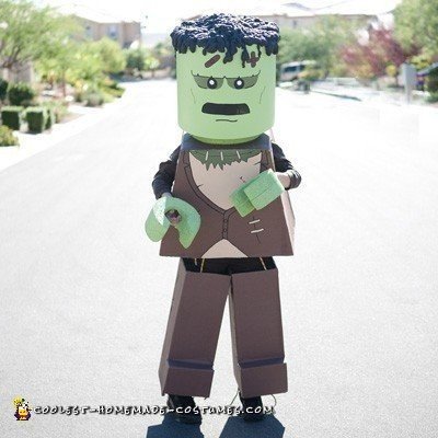 Homemade Lego Frankenstein Costume