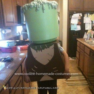 Homemade Lego Frankenstein Costume