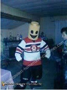 Lego Hockey Man DIY Halloween Costume