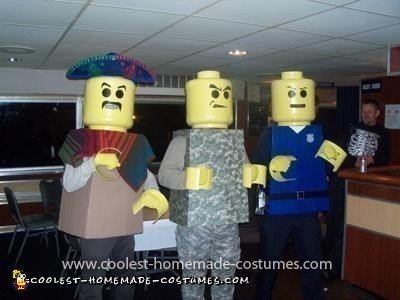 Homemade Lego Men Halloween Costumes