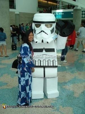 Homemade Lego Stormtrooper Costume