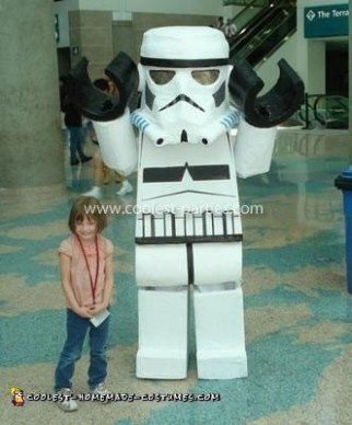 Homemade Lego Stormtrooper Costume