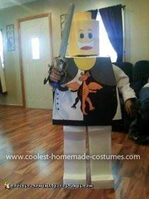 Homemade Lego Warrior Costume