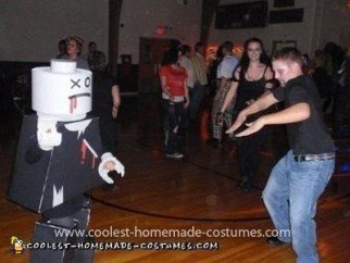 Homemade Lego Zombie Costume