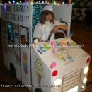 Coolest Lemon Laura's Ice Cream Truck with Whiteboard - with lights on