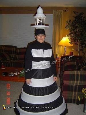 Homemade Lighthouse and Lost Fisherman Couple Costume