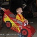 Homemade Lightning McQueen Costume