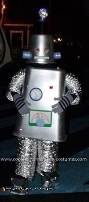Homemade Light-Up Robot Costume
