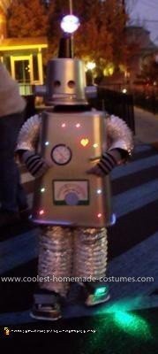 Homemade Light-Up Robot Costume