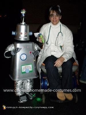 Homemade Light-Up Robot Costume