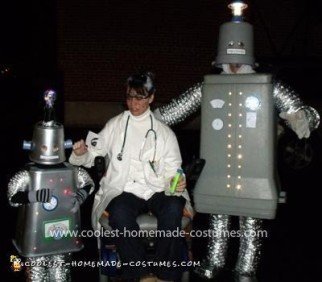 Homemade Light-Up Robot Costume