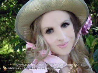 Coolest Lil Bo Peep Costume - Closeup of hat and makeup