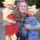 Homemade Lisa and Maggie Simpson Costumes