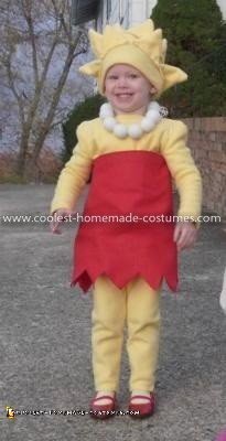 Homemade Lisa and Maggie Simpson Costumes