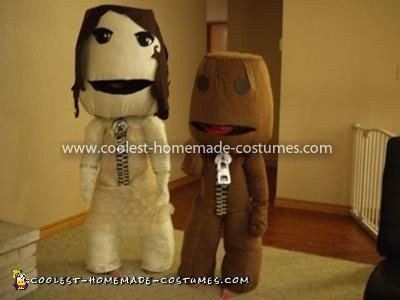 Homemade Little Big Planet Sack People Couple Costume