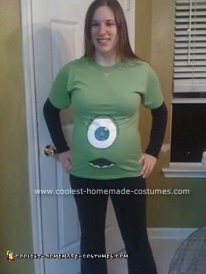 Little Boo and Mike Wazowski Pregnant Costume