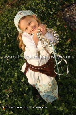 Homemade Little Gypsy Costume