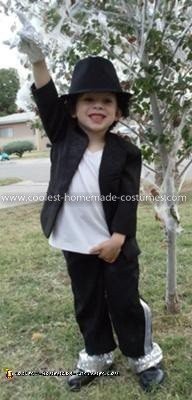 Homemade Little Michael Jackson Costume