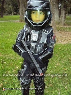 Homemade Little ODST Halo Costume
