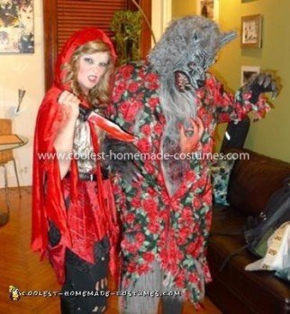 Coolest Little Red Riding Hood And The Wolf Couple Costume