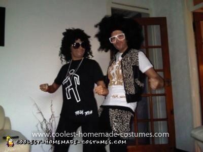 Homemade LMFAO Couple Costumes