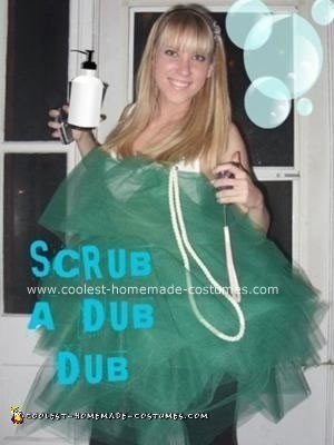 Homemade Loofah Halloween Costume