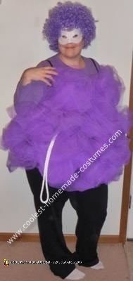 Homemade Showerpuff Girl Loofah Costume