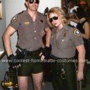 Homemade Lt. Dangle and Deputy Johnson Costumes