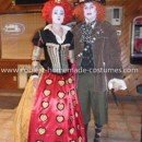 Homemade Mad Hatter and Queen of Hearts Costumes