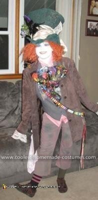 Homemade Mad Hatter Halloween Costume