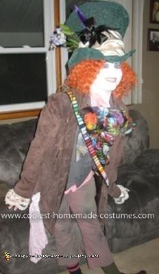 Homemade Mad Hatter Halloween Costume