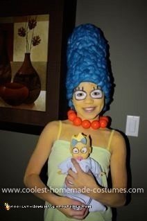 Homemade Marge Simpson Costume