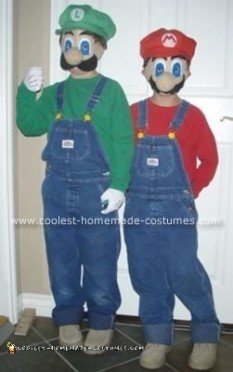 Coolest Mario and Luigi Halloween Costumes