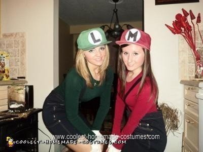 Homemade Mario Brothers Halloween Costume Idea