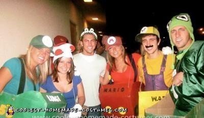 Homemade Mario Kart Group Costume