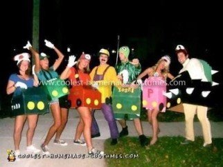 Homemade Mario Kart Group Costume