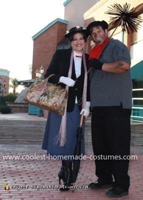 Homemade Mary Poppins and Bert Couple Costume