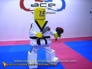 Homemade Martial Arts LEGO Minifig Costume